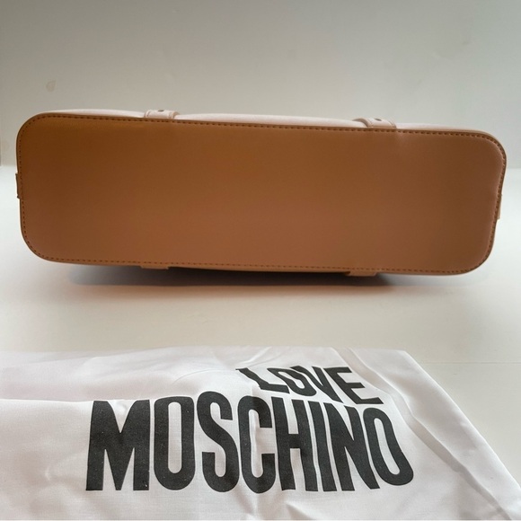 LOVE MOSCHINO Cammello Vegan Leather Tote camel Tote Tan - Picture 11 of 13